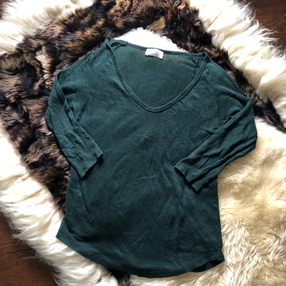 Zara tee-shirt collection V-neck top